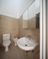 Fototapeta na wymiar modern flat bathroom