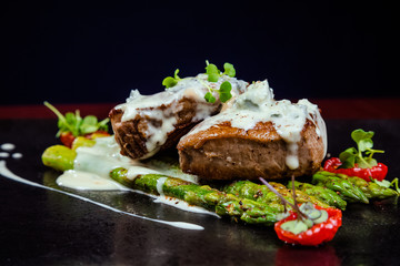 Food Gourmet Veal Medallions