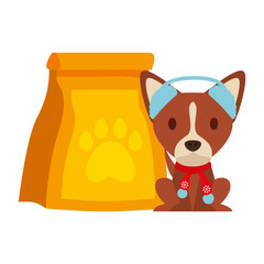 dog merry christmas card