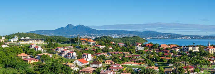 panorama du Sud Martinique vu des Trois ilets