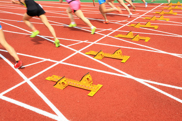 sprint start，Sports games