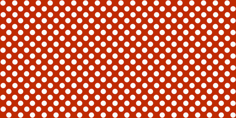 Roter Hintergrund mit nahtlosen weißen Punkten