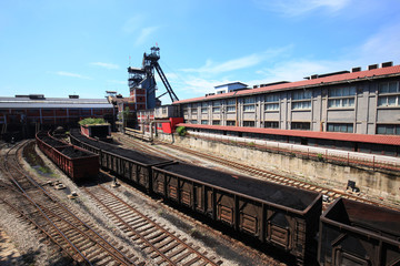 The plant and equipment of a coal mine