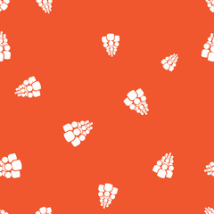 Group of ten people silhouettes seamless pattern color