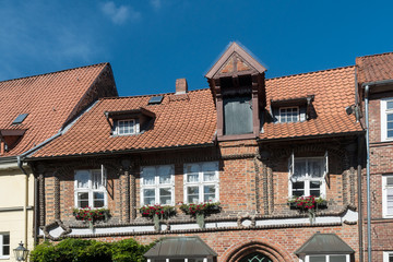 Historische Hausfassade in Lüneburg