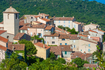 Obraz premium Mountain village of Ramatuelle
