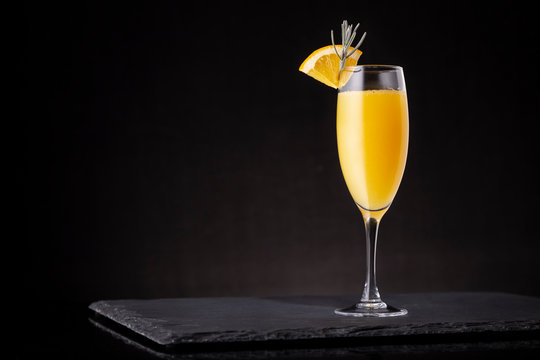 Refreshing mimosa cocktail