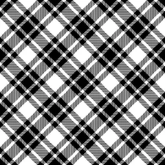 Seamless Pattern Black Check Diagonal © Jan Engel