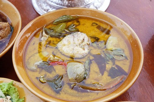 hot catfish curry - Thailand food