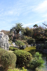Fototapeta na wymiar 大磯城山公園の日本庭園