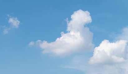 Fototapeta premium Blue sky with white cloud.