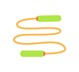 Jumping Rope Exercise Icon Vector Illustration
