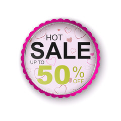 Sale sticker hot sale up to 50% off