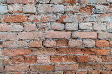 Brick wall background Beautiful old.