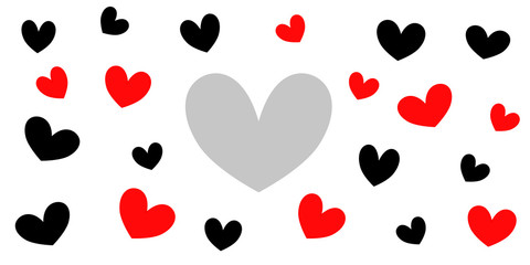 Heart decoration background