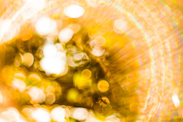 Bokeh and light with Gold color