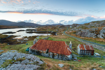 An abandoned croft at Quidnish on the Isle of Harris in the Outer Hebrides © Helen Hotson