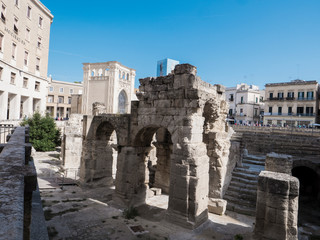Fototapeta premium Roman Ruins - S. Oronzo square - Lecce 