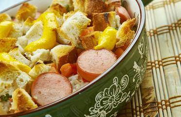 chicken sausage wild rice casserole