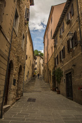 Fototapeta premium Massa Marittima , Italy - street in the city