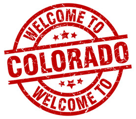 welcome to Colorado red stamp