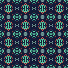 Seamless snow pattern