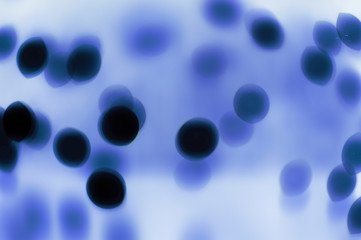 Blue inverted lights background