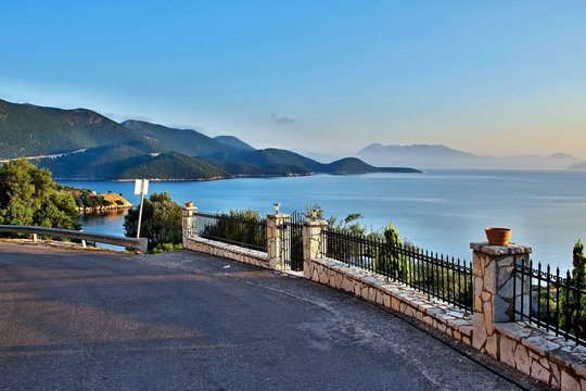 Greece, the island of Ithaki -seacoast near Kioni