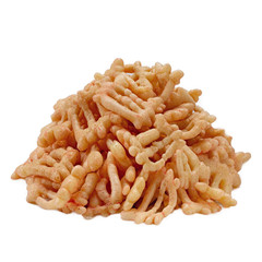 Chips on a white background