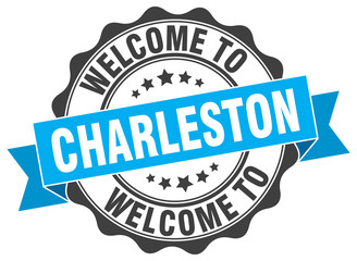 Charleston round ribbon seal