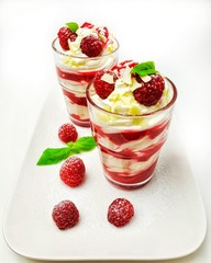 Dessert, Mascarpone, Obst
