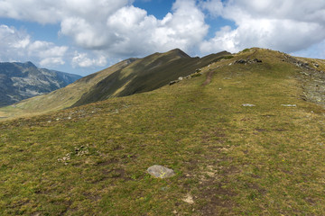 Summer view of Rila Mountan near The Seven Rila Lakes, Bulgaria