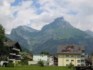 Fototapeta na wymiar Swiss village