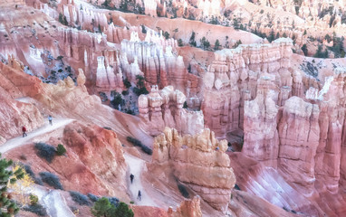 These photos taken on Thursday and Friday, Oct 4th & 5th, 2018 show the spectacular landscape of Bryce Canyon National Park at different point of viewing