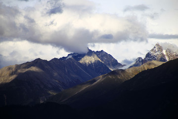 Obraz premium China's most beautiful glacier midui glacier scenery