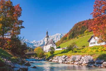 Foto op Plexiglas Ramsau - picturesque Bavarian region © uslatar