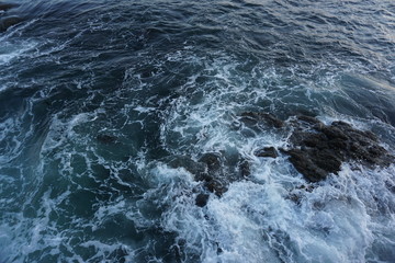 Fototapeta na wymiar waves on sea