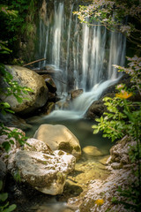Walchsee Tyrol Lochner Waterfall long exposure