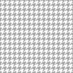 Retro Seamless Houndstooth Pattern Grey