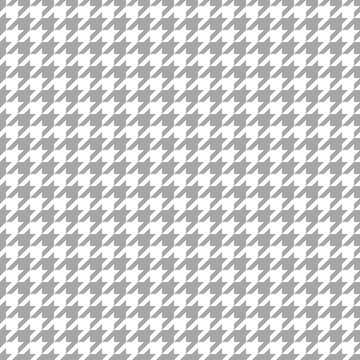 Retro Seamless Houndstooth Pattern Grey