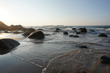 rocks on the beach