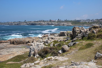 S&uuml;dafrika, Kapstadt, Hermanus, Cliffs, Strand, Wale, Reisen, Ozean, Meer