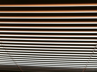 brown window blinds