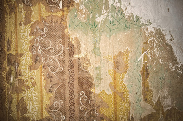 Old wallpaper texture.