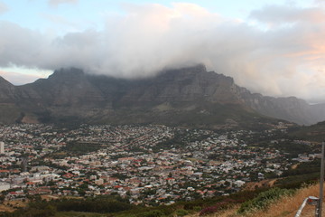 Obraz premium Tafelberg, Table Mountain, Kapstadt, Capetown, Südafrika
