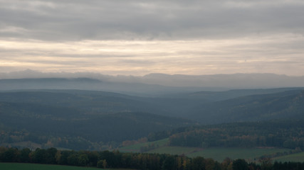 Fototapeta na wymiar Sächsische Schweiz im Herbst