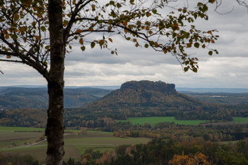 Lilienstein im Herbst