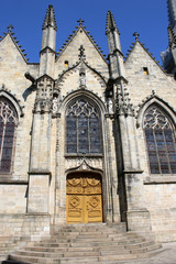 Fototapeta na wymiar Notre Dame church, Vitre, France