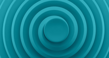 Fototapeta na wymiar Abstract blue radial background spiral shape. 3d render