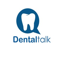 dental talk icon vector.